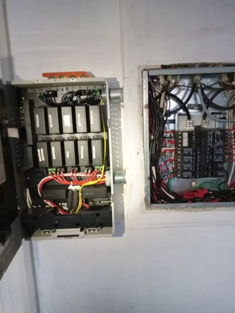 Electrical panel upgrade completed for Security Camera Wiring in Rapid Valley